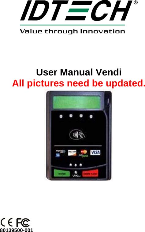 Vendi User Manual 